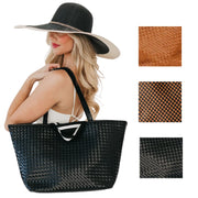 Pretty Simple Woven Tiffany Organizer Tote Bag