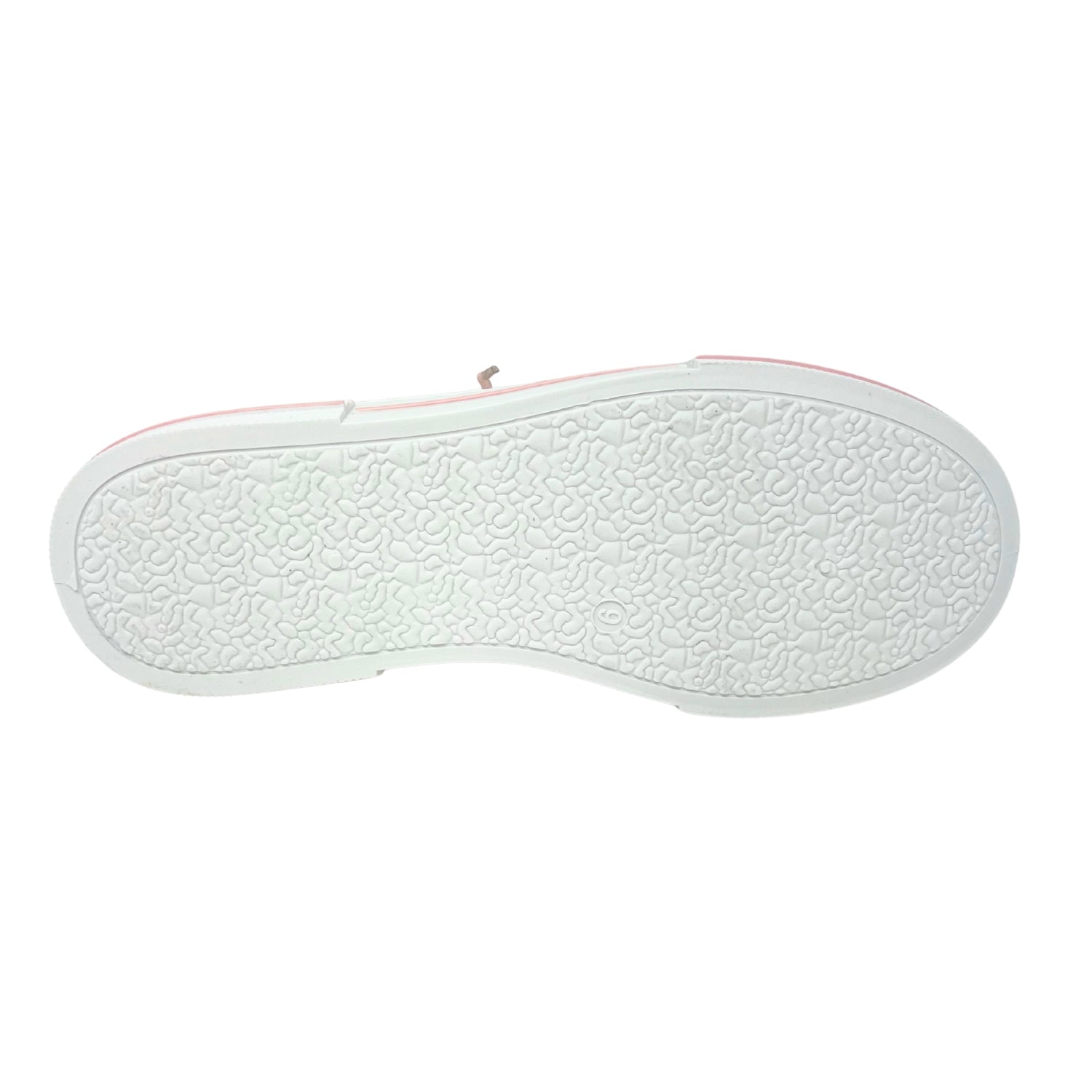 Very G Aman Mary's Version Women's Glitter Rhinestone Lace-Up Sneaker, White/Pink