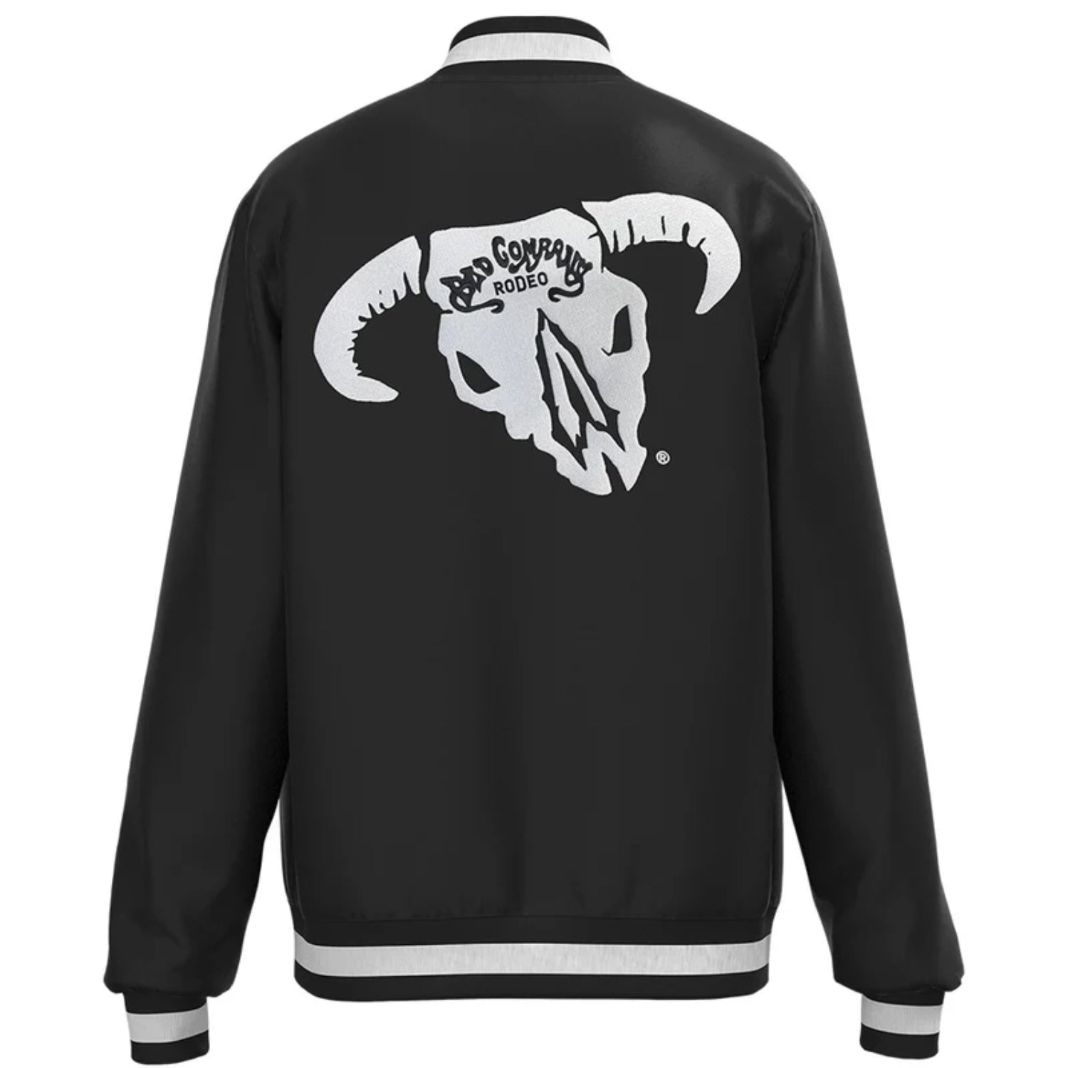 Hooey "Bad Company" Black Bomber Jacket w/White Logo