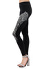 Vocal Womens Wing Print Ankle Legging
