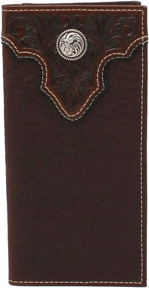 Ariat Youth Floral Embossed Leather Rodeo Wallet