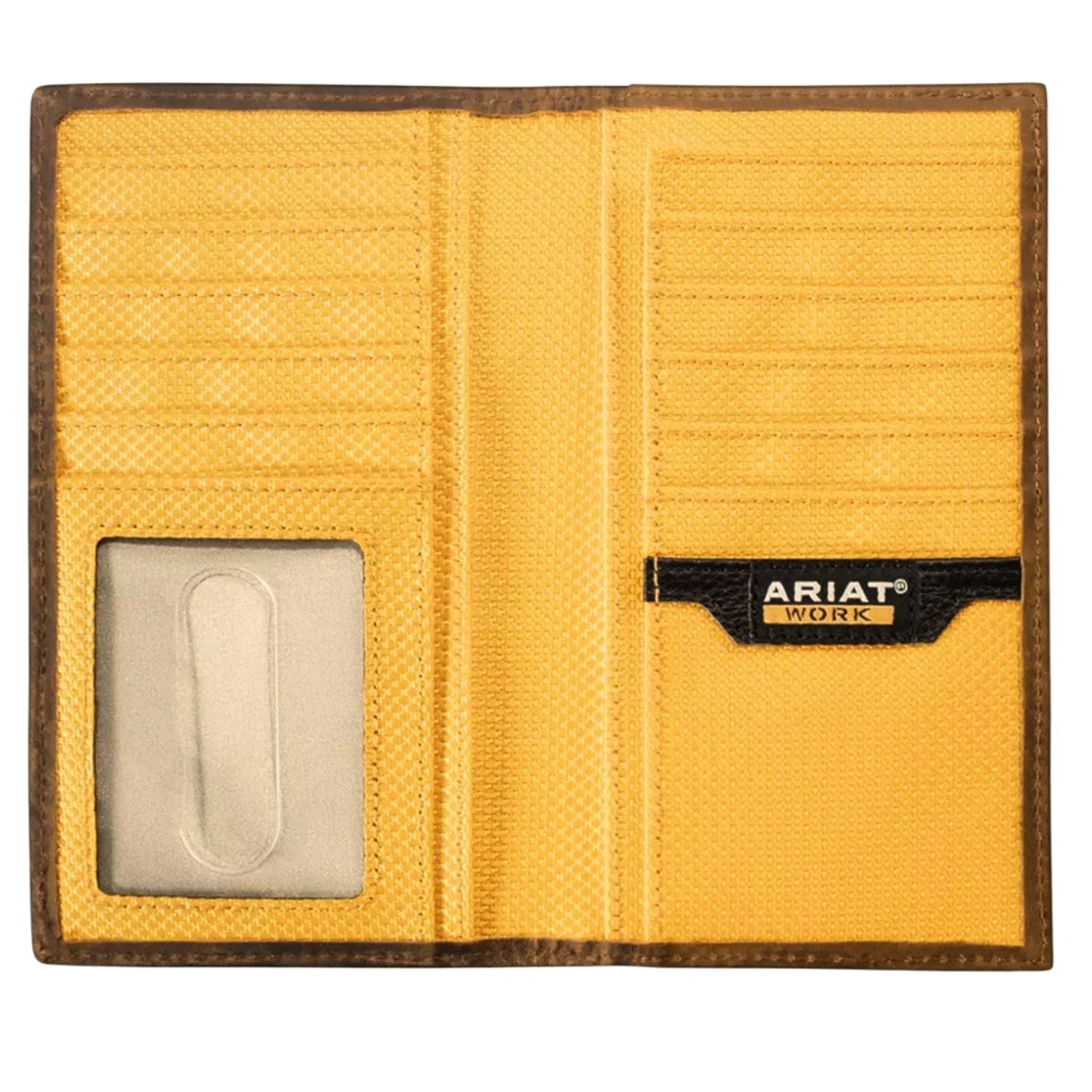 Ariat Work Mens Workman VentTEK RFID Mesh Interior Rodeo Checkbook Wallet