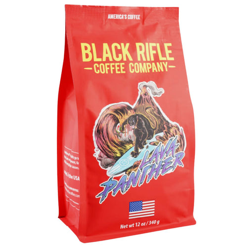 Black Rifle Coffee Company, Lava Panther, Medium Roast, Ground, 12 oz Bag