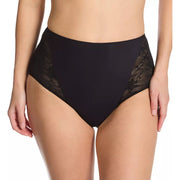 TC Fine Intimates Womens Luxe Dreamer Modern Brief Panties, Deep Black