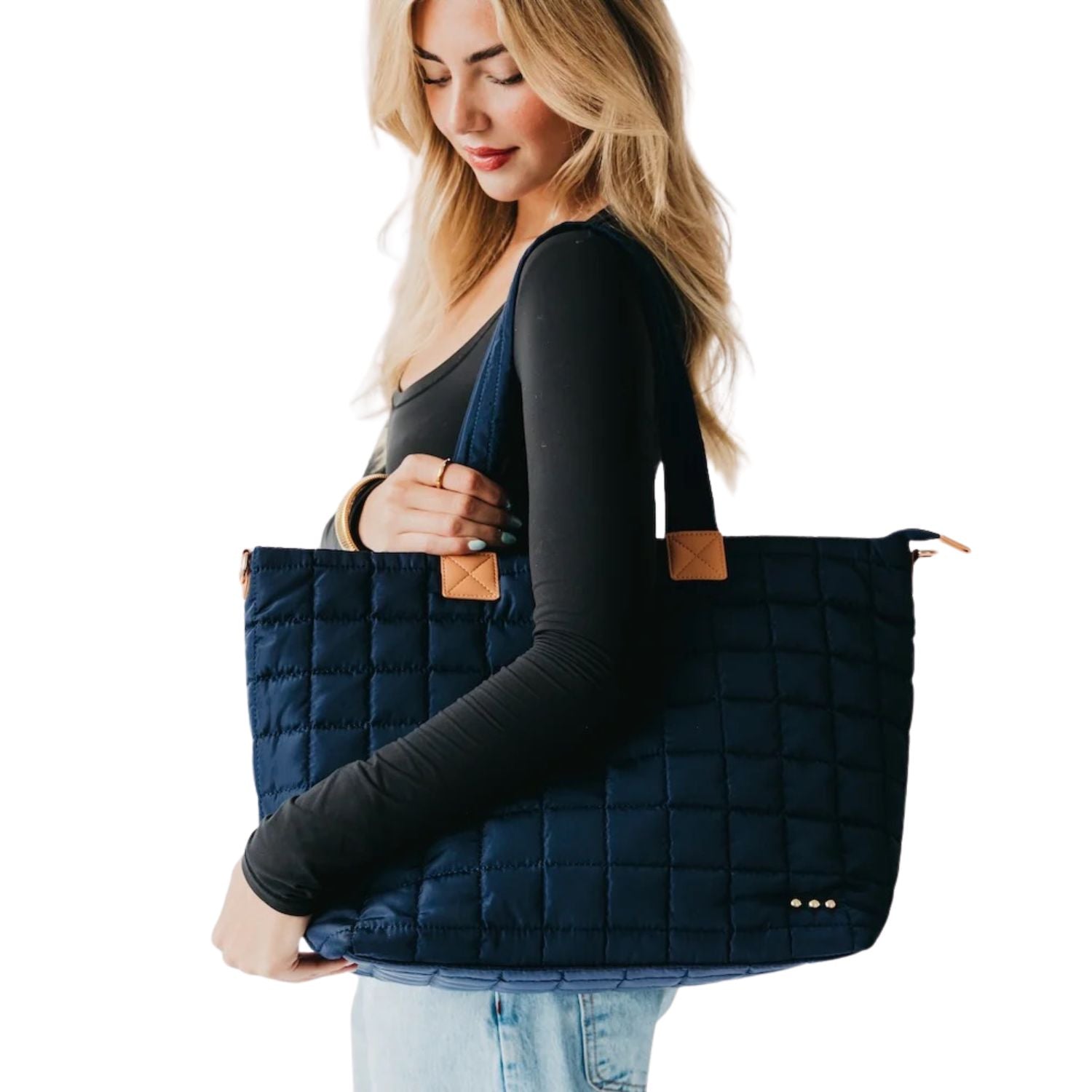 Pretty Simple Day Dreamer Quilted Travel Tote Bag