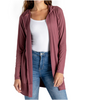 FITKICKS Everywear Women's Hooded Open Front Cardigan