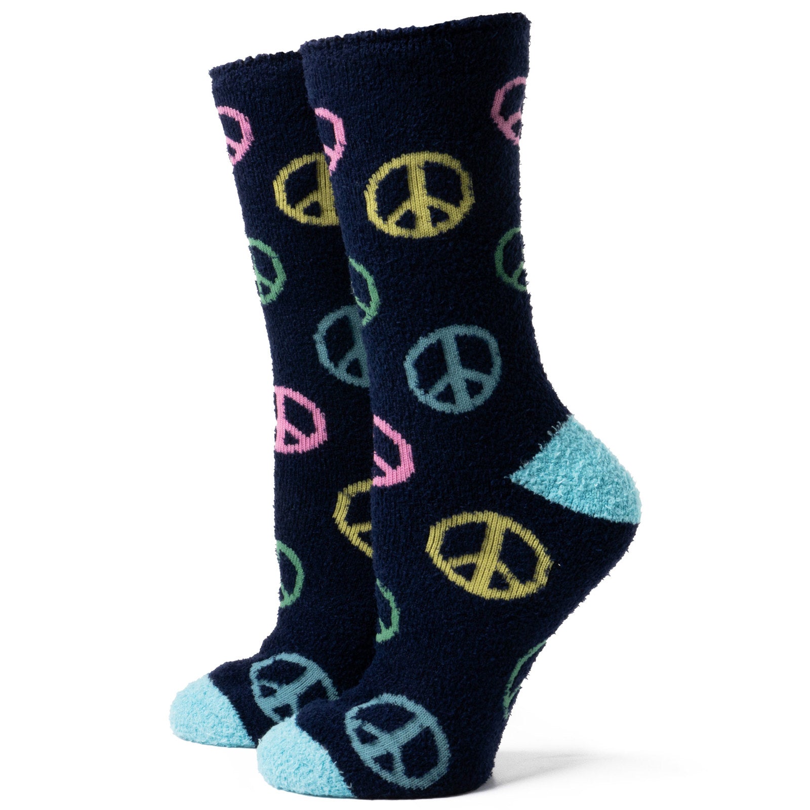 Two Left Feet Womens Medium-Heavy Weight Super Soft Patterned Socks