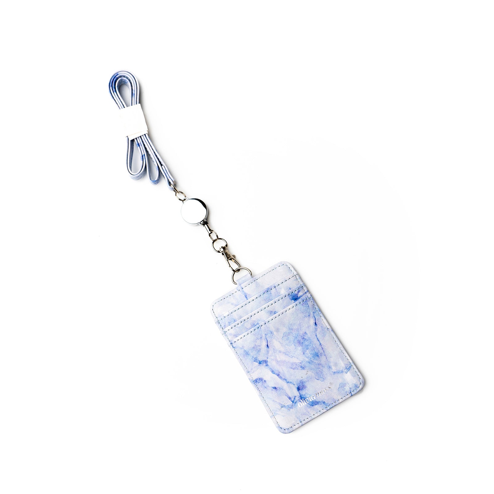 Olivia Moss Me Myself and Dye Retractable Tie Dye Lanyard with ID and Card Slots