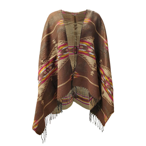 Treska Collection Womens Knit Poncho