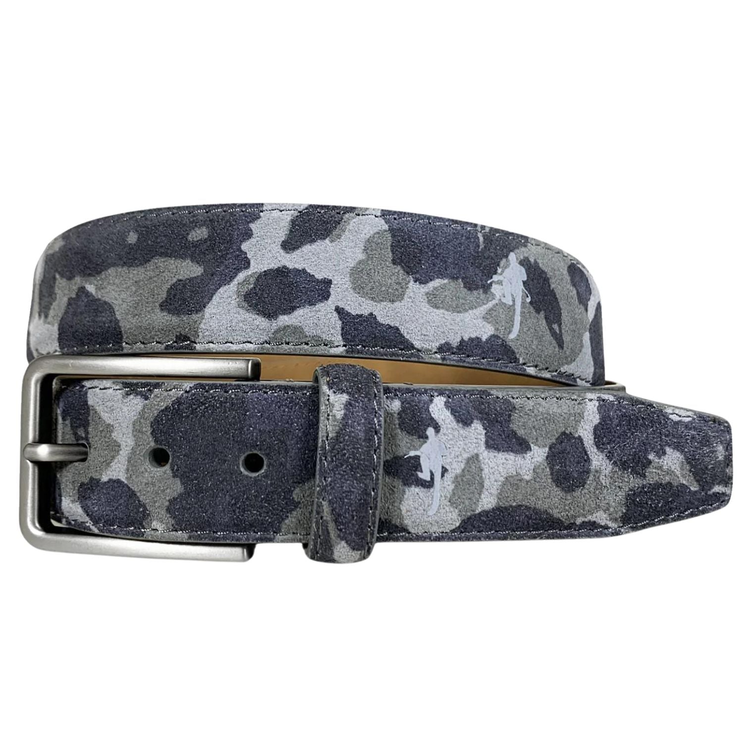Mad Golfer Mens Hero Shot Camo Print Leather Belt