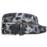 Mad Golfer Mens Hero Shot Camo Print Leather Belt
