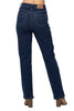 Judy Blue Womens High Waist Tummy Control Classic Straight Fit Jeans