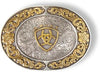 Ariat Mens Oval Western Floral Belt Buckle