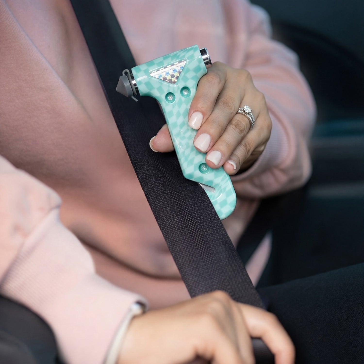 Charm Alarm 2-In-1 Emergency Escape Hammer