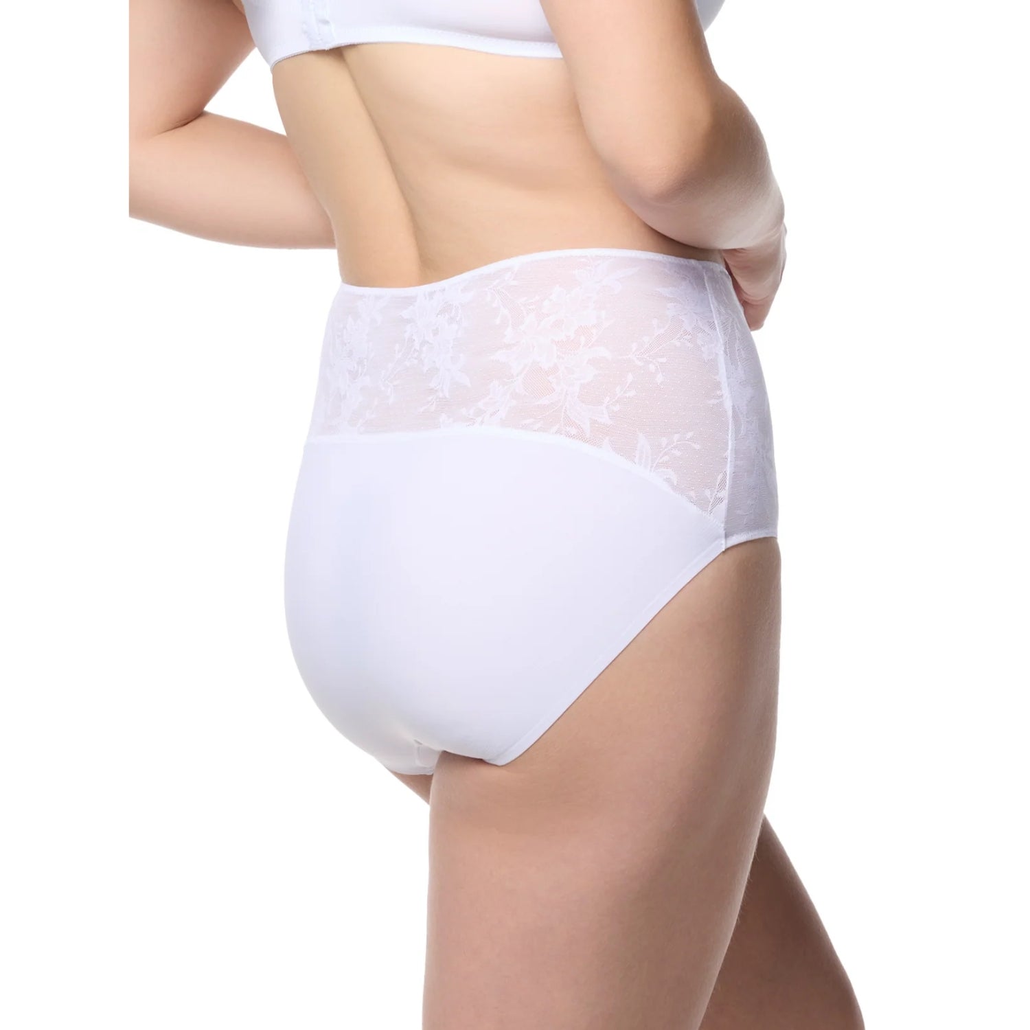 TC Fine Intimates Womens Luxe Dreamer Modern Brief Panties, White
