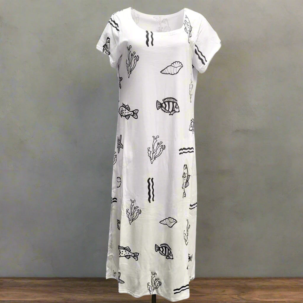 Heat Swimwear Womens Cover Up Dress, White