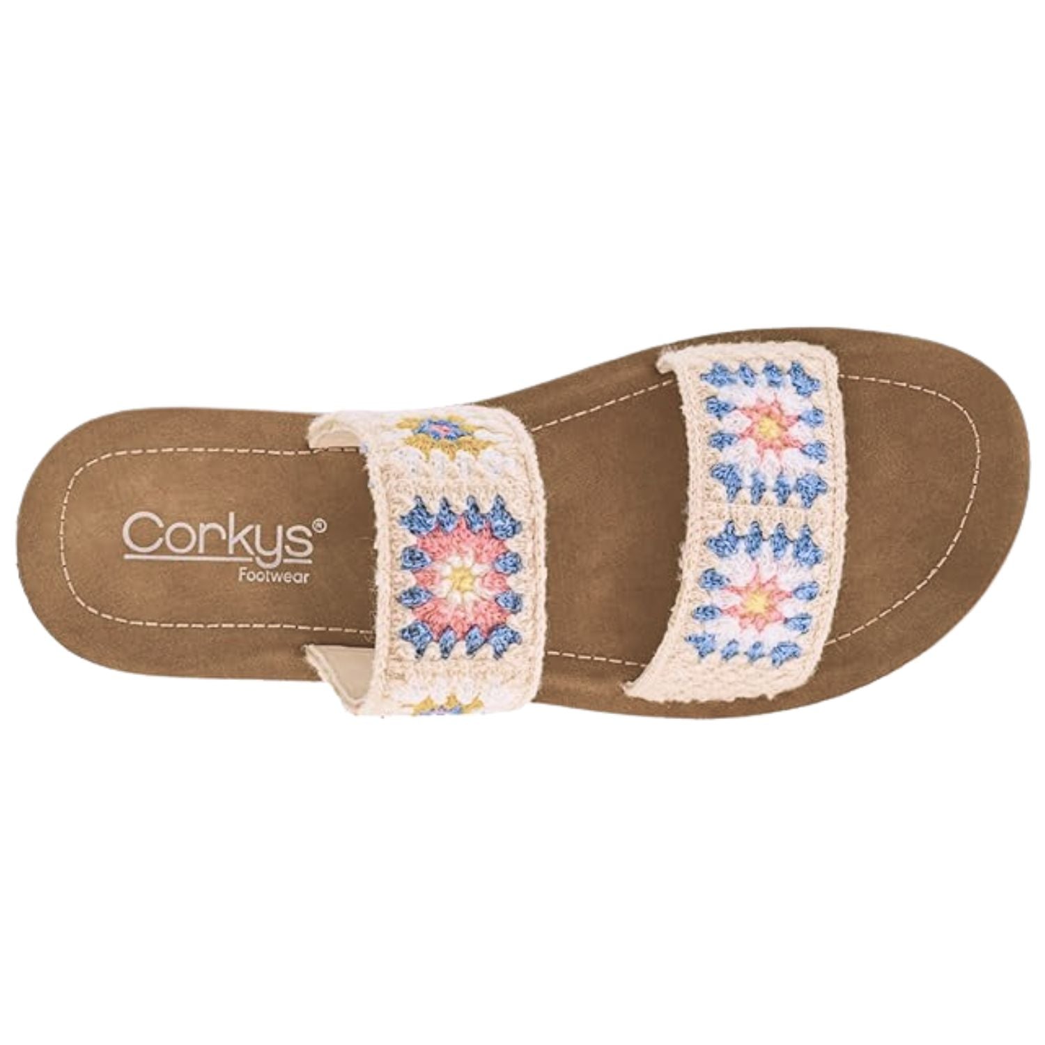 Corkys Womens Toodles Slip On Sandal, Pastel Pink