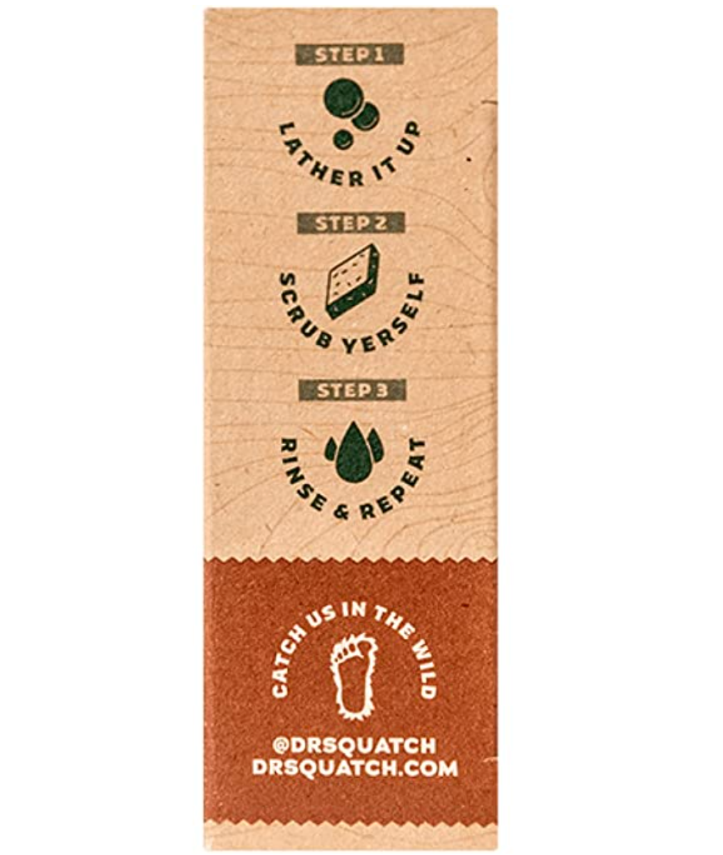 Dr. Squatch All Natural Bar Soap for Men with Medium Grit, Wood Barrel Bourbon