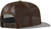 Ariat Mens Richardson 112 Logo Patch Snapback Cap Hat (Grey/Brown)