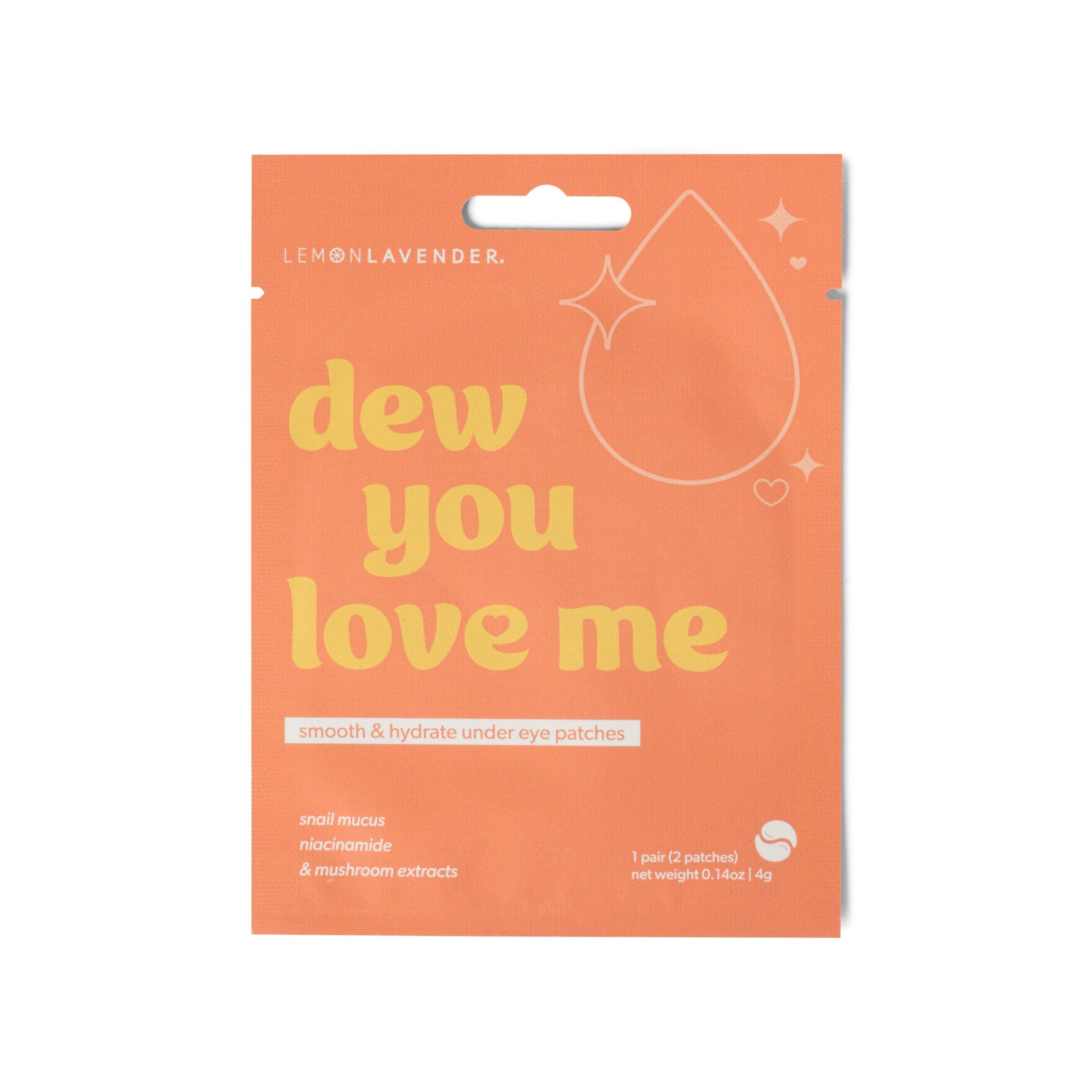Lemon Lavender Eye Candy Foil Under Eye Skincare Patches