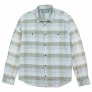 Calvin Klein Jeans Men's Check-Print Button-Down Shirt (Alloy, X-Large)