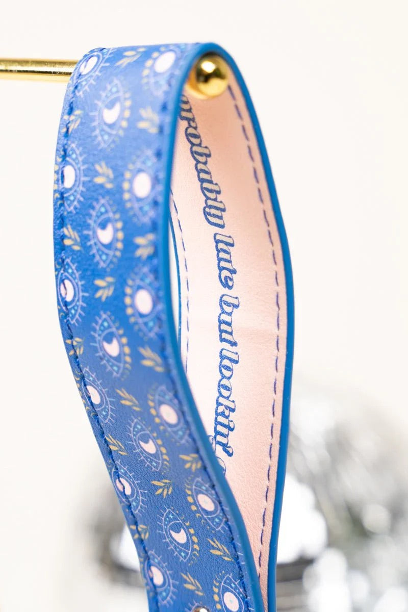 Olivia Moss Peek-A-Boo Wristlet Keychain, Relatable Quotes Inside