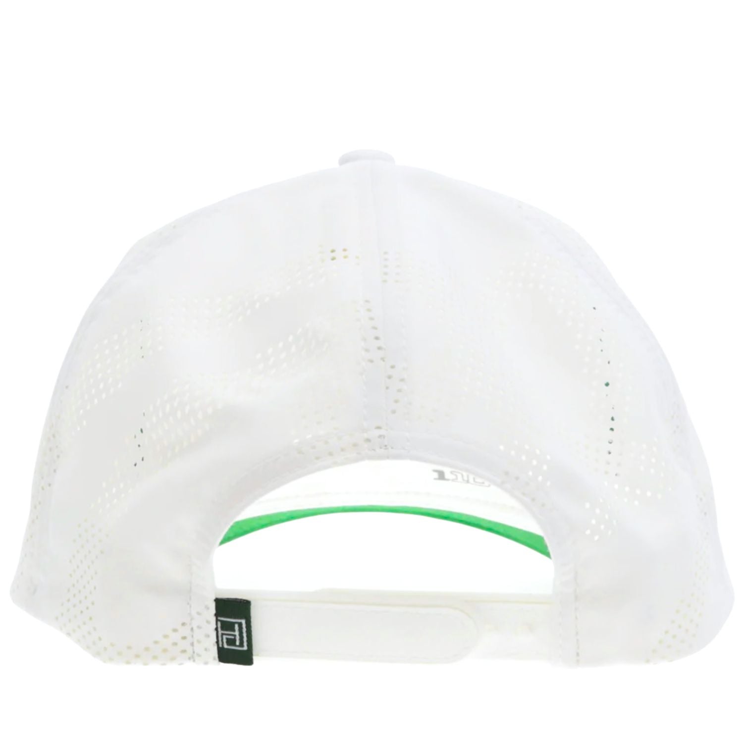 Hooey Mens Cowboy Golf Logo Flexfit 110 Adjustable Snapback Cap Hat, White