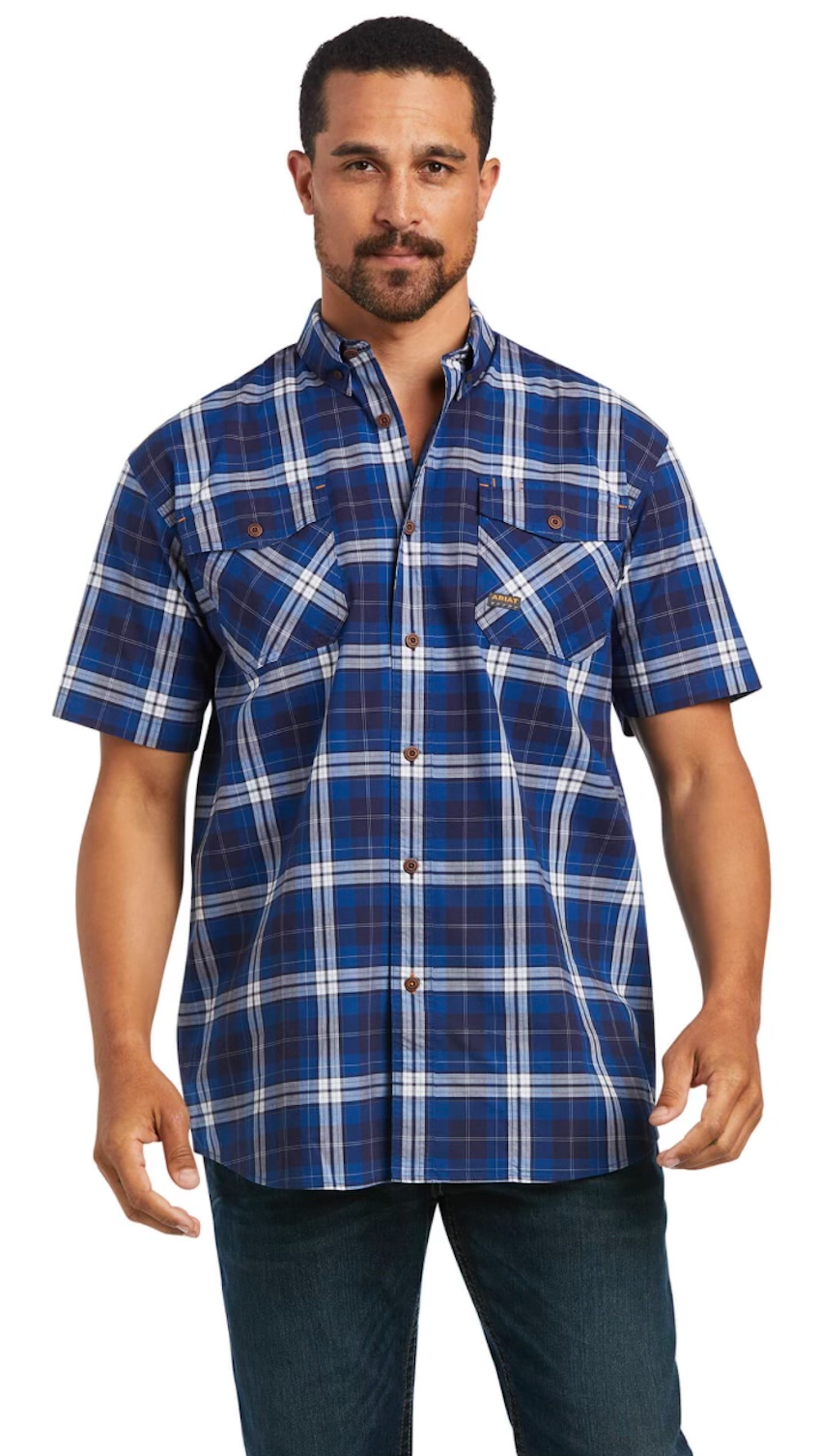 Ariat Men's Rebar Short Sleeved Button Down Shirt