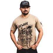 Lane Frost Unisex Beware of False Prophets Short Sleeve Tee Shirt