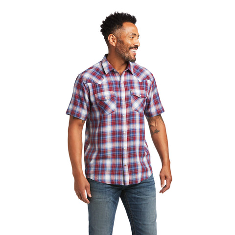 Ariat Mens Hollis Retro Snap Short Sleeve Shirt