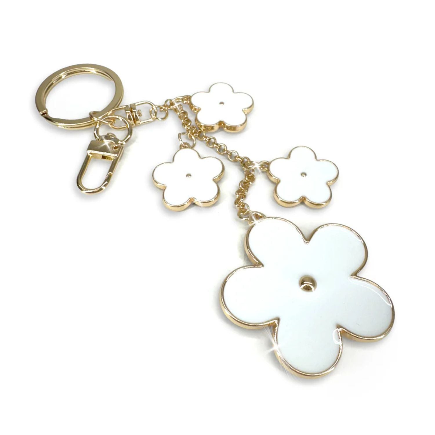 Jacqueline Kent Daisy Chain Purse Charm Keychain