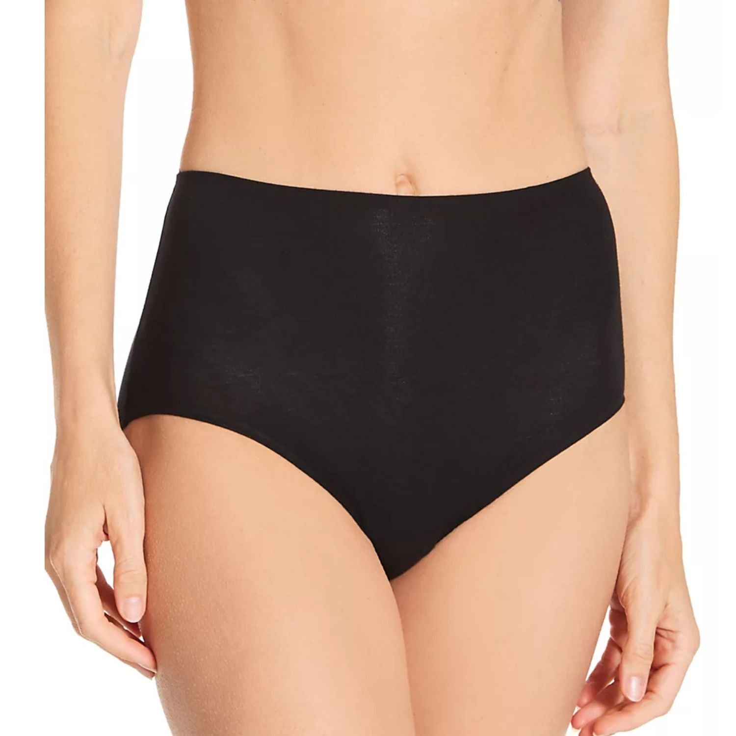 TC Fine Intimates Womens Cotton Comfort Brief Panties, Deep Black