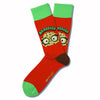 Two Left Feet Printed Adult Sock, Small Feet