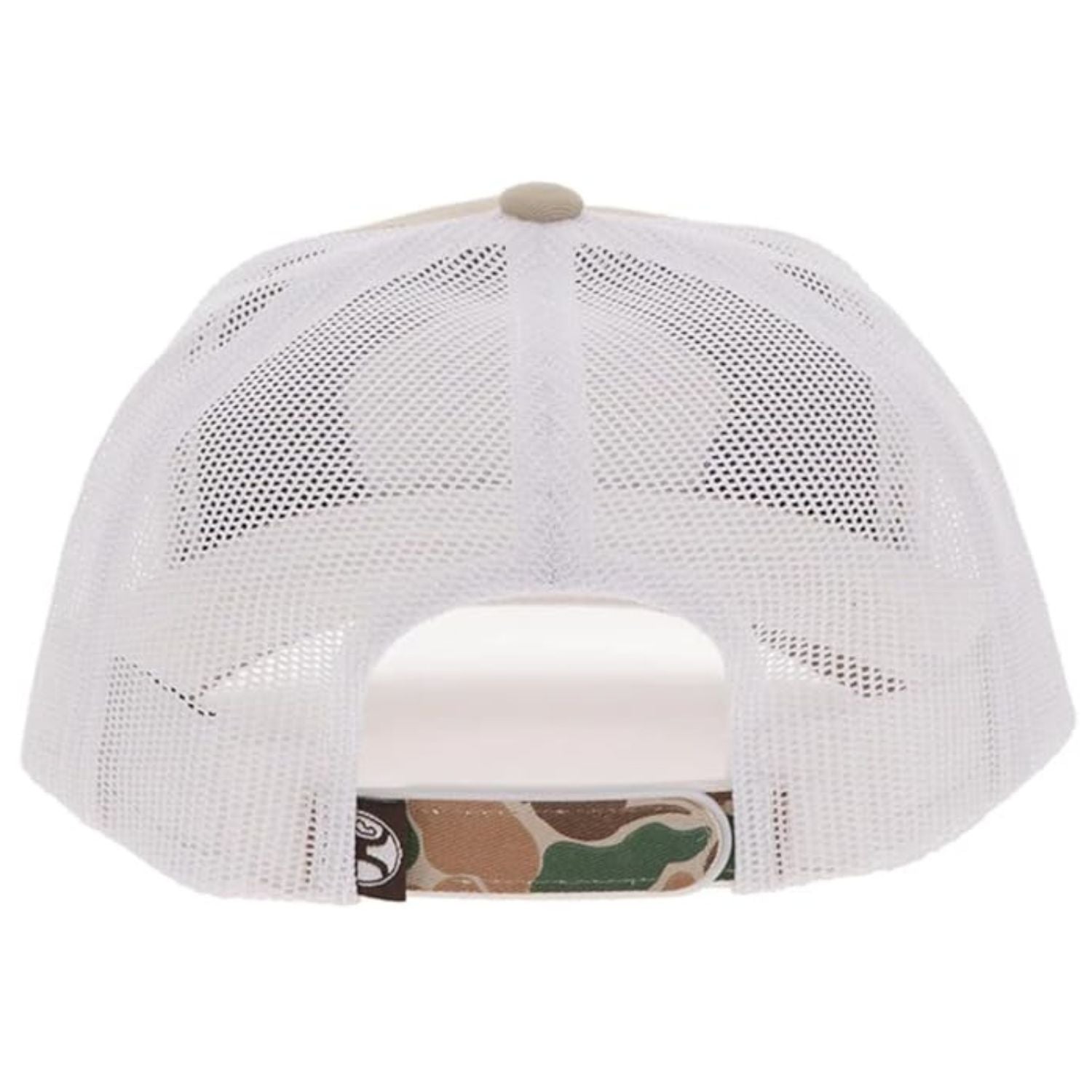 Hooey Mens Outfitters Adjustable Snapback Cap Hat, Tan/White