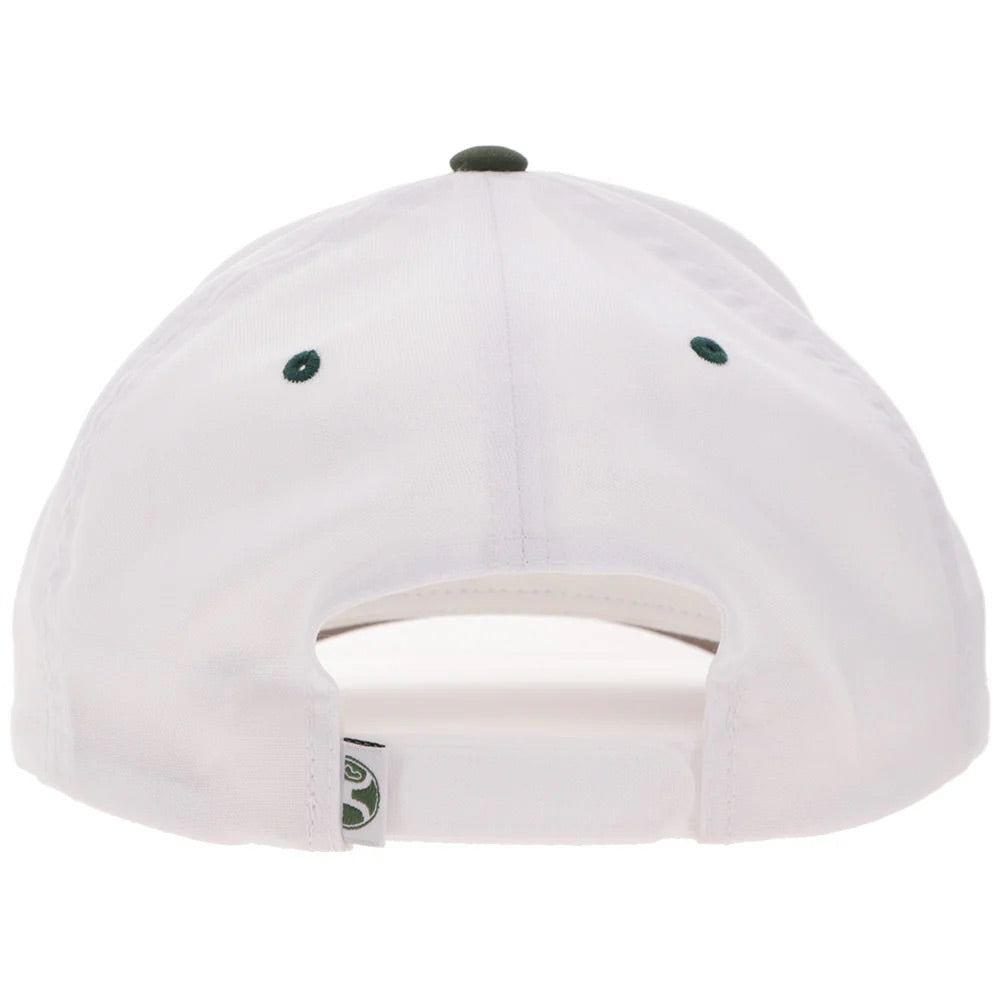 Hooey Mens OG Logo Adjustable Snapback Cap Hat- White/Camo