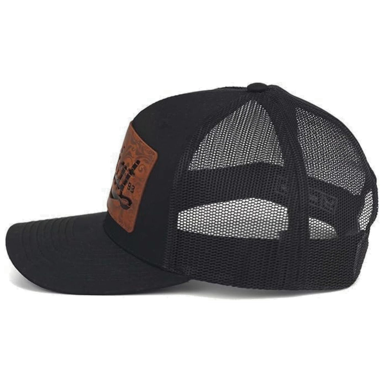 Ariat Mens Logo Filigree Stars Stripes Logo Patch Adjustable Snapback Cap Hat