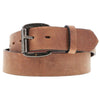 Hooey Mens Classic Bomber Western Leather Belt, Brown