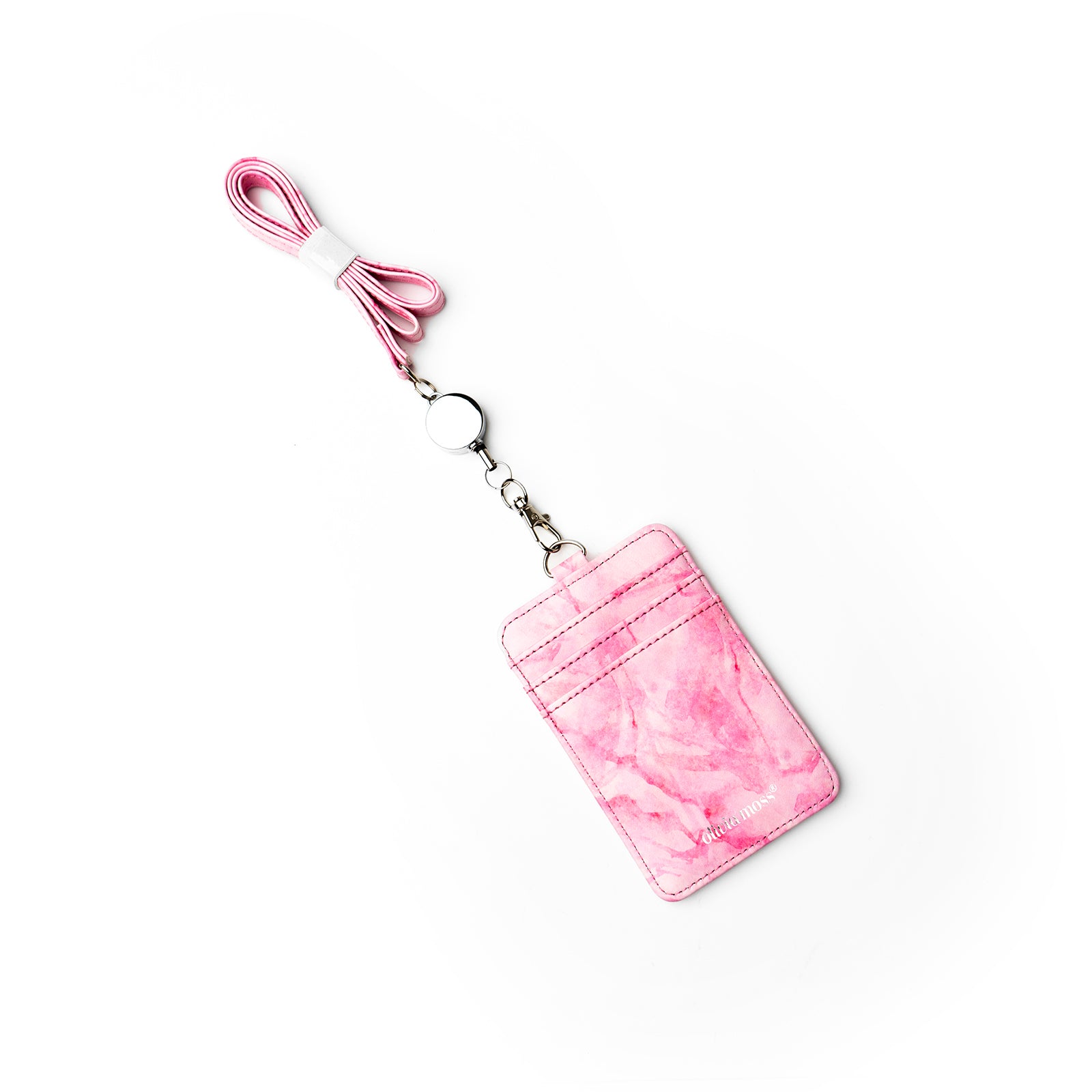 Olivia Moss Me Myself and Dye Retractable Tie Dye Lanyard with ID and Card Slots