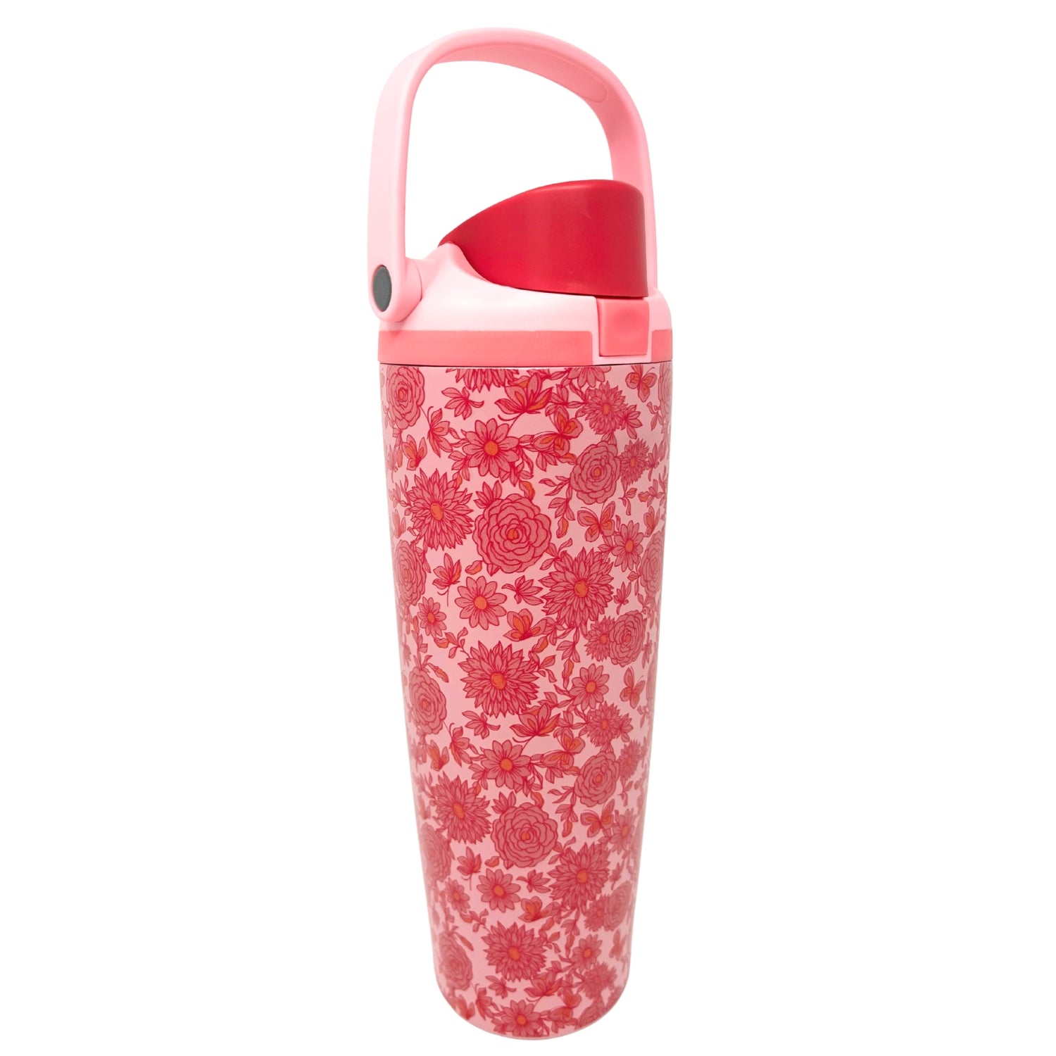 Jane Marie Butterfly Floral 30oz Water Bottle With Straw Cap
