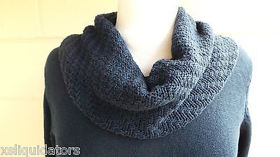 CALVIN KLEIN Women's COWL NECK, LONG Waisted SWEATER, Small, Purple or Grey