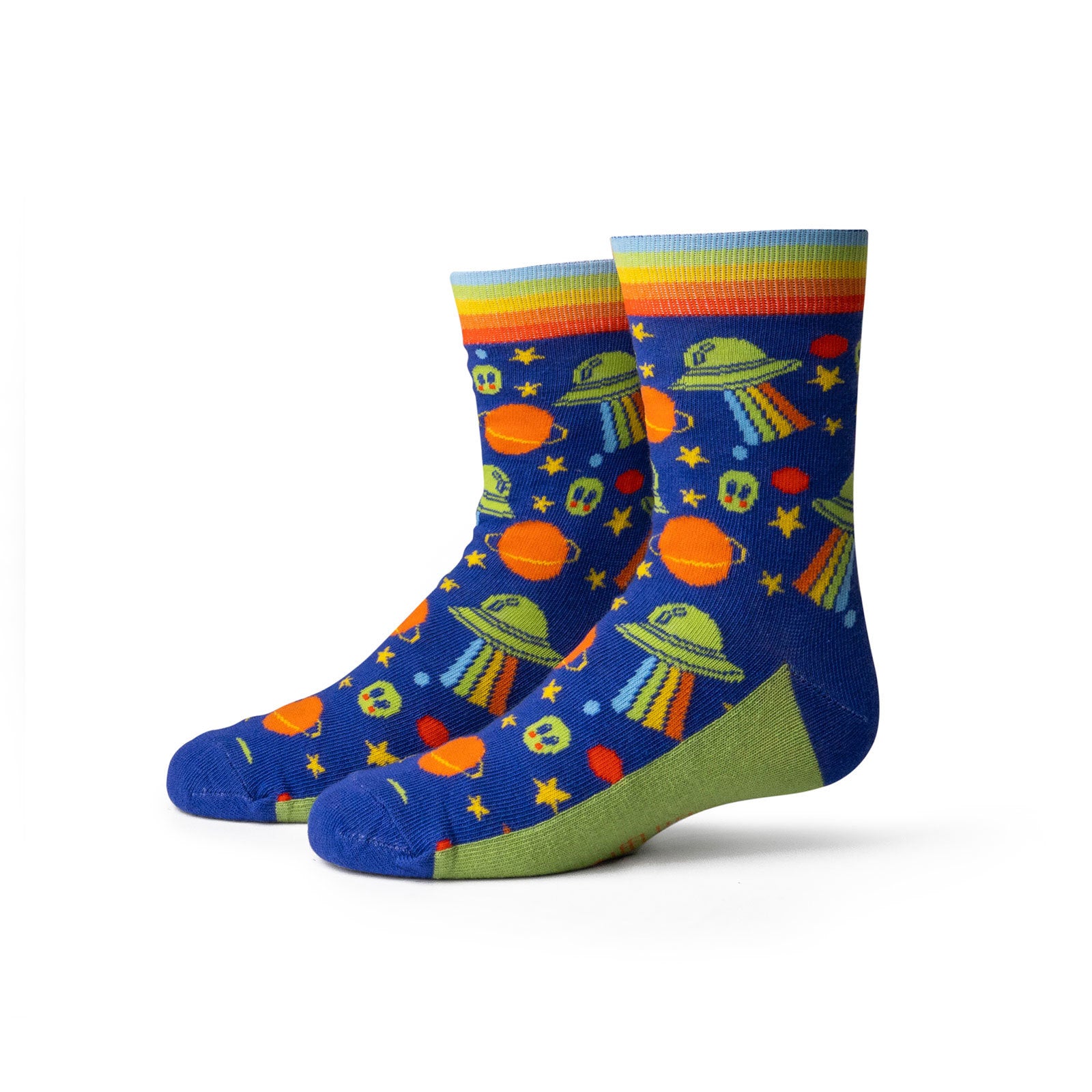 Two Left Feet Printed Kid Sock, Small Feet
