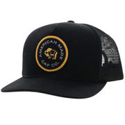 Hooey Mens Loop Patch Adjustable Snapback Cap Hat, Tan/White