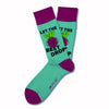 Two Left Feet Printed Adult Sock, Big Feet