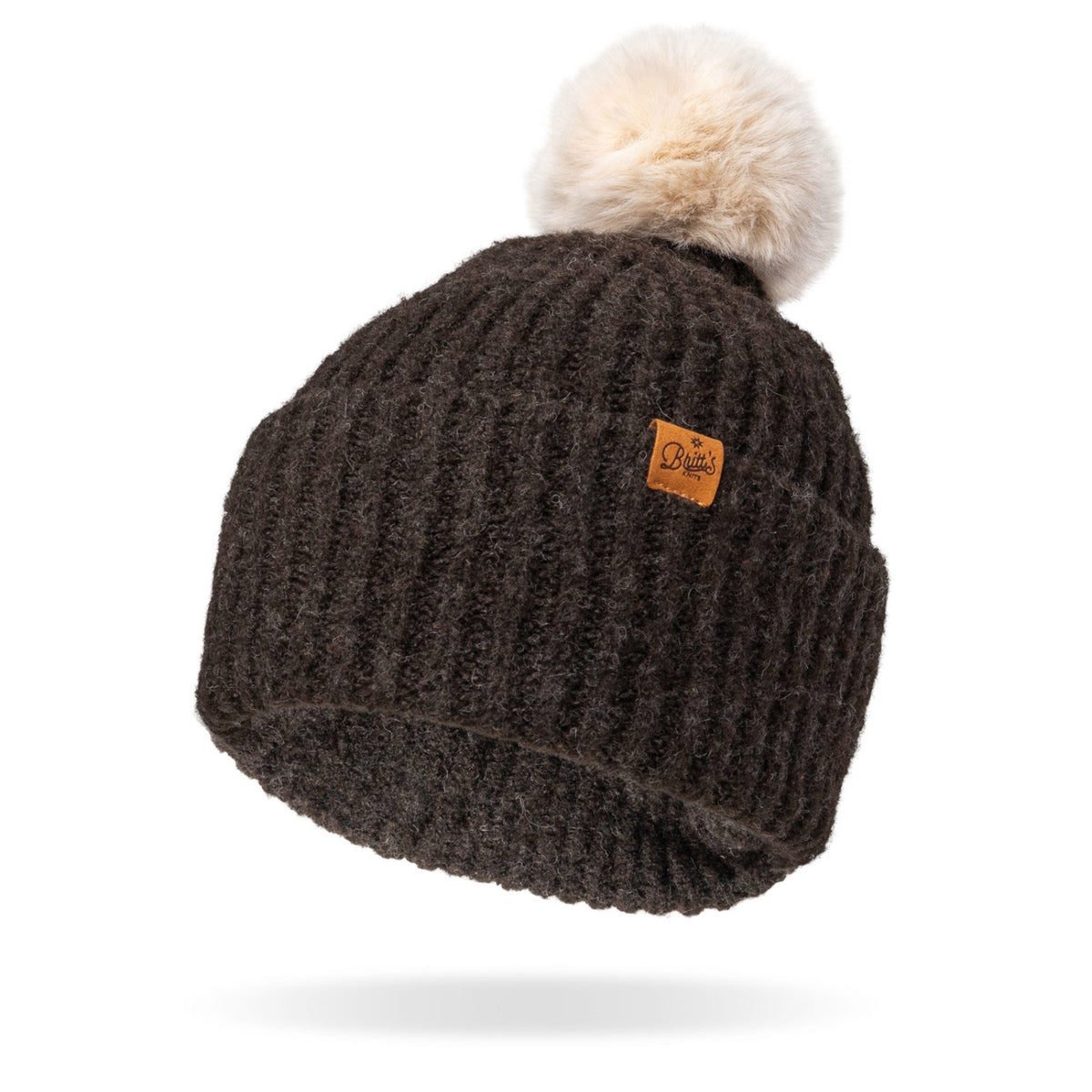 Britt's Knits Wool Blend Kindred Pom Hat
