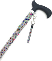 Jacqueline Kent Adjustable Crystal Rhinestone Walking Cane (Diamond Candy Crush)