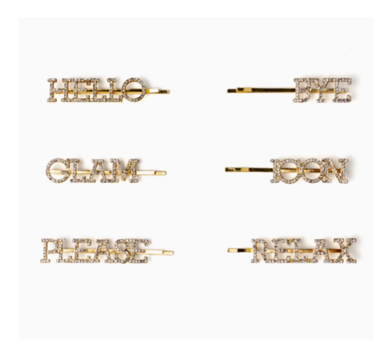 Olivia Moss Message Received Hair Pins