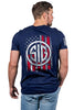 Nine Line Mens Sig Patriotic Flag Logo Short Sleeve T-Shirt