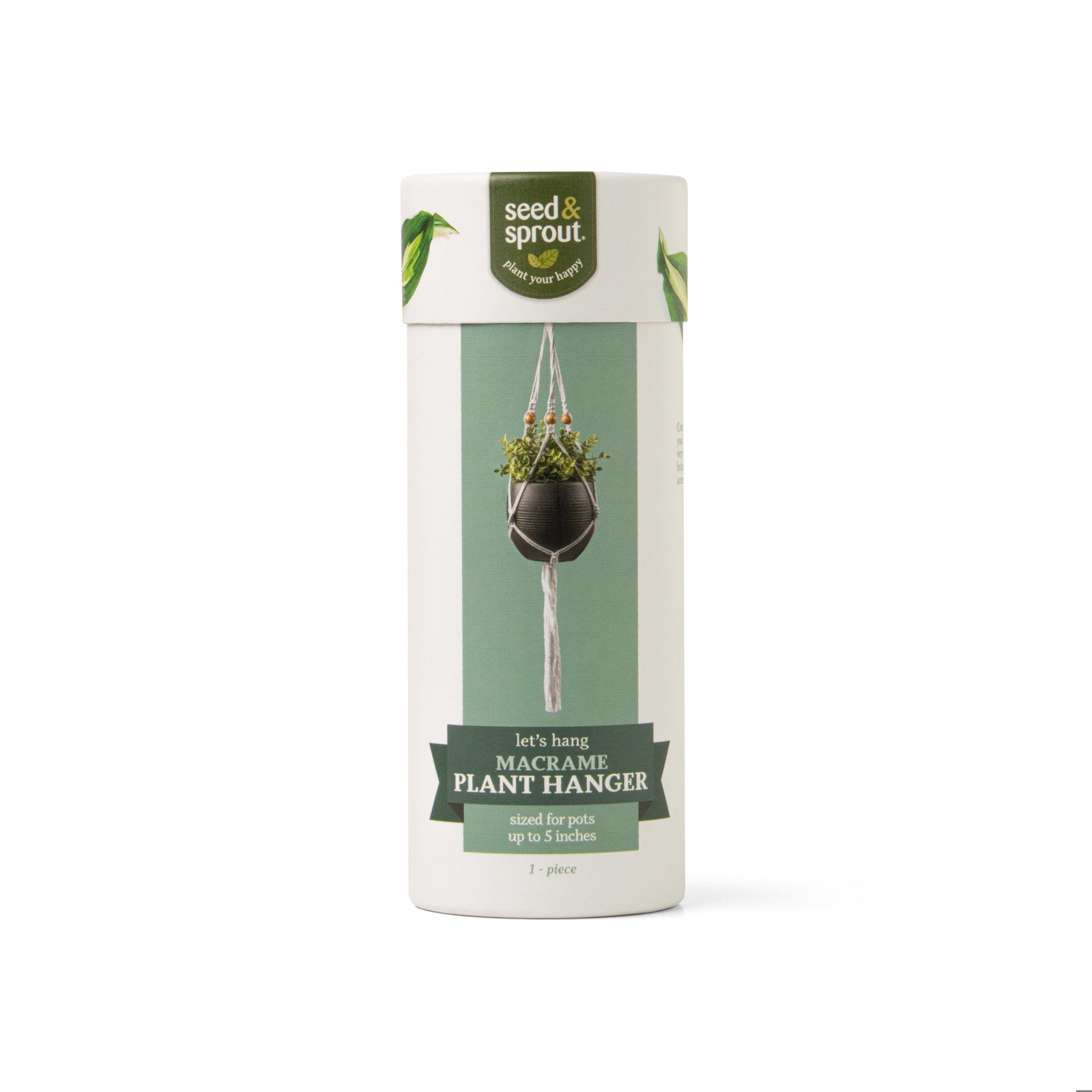 Seed & Sprout Let's Hang 32" Macrame Plant Hanger for 5" Pot