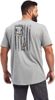 Ariat Mens Rebar Cotton Strong Dog Tags Graphic T-Shirt