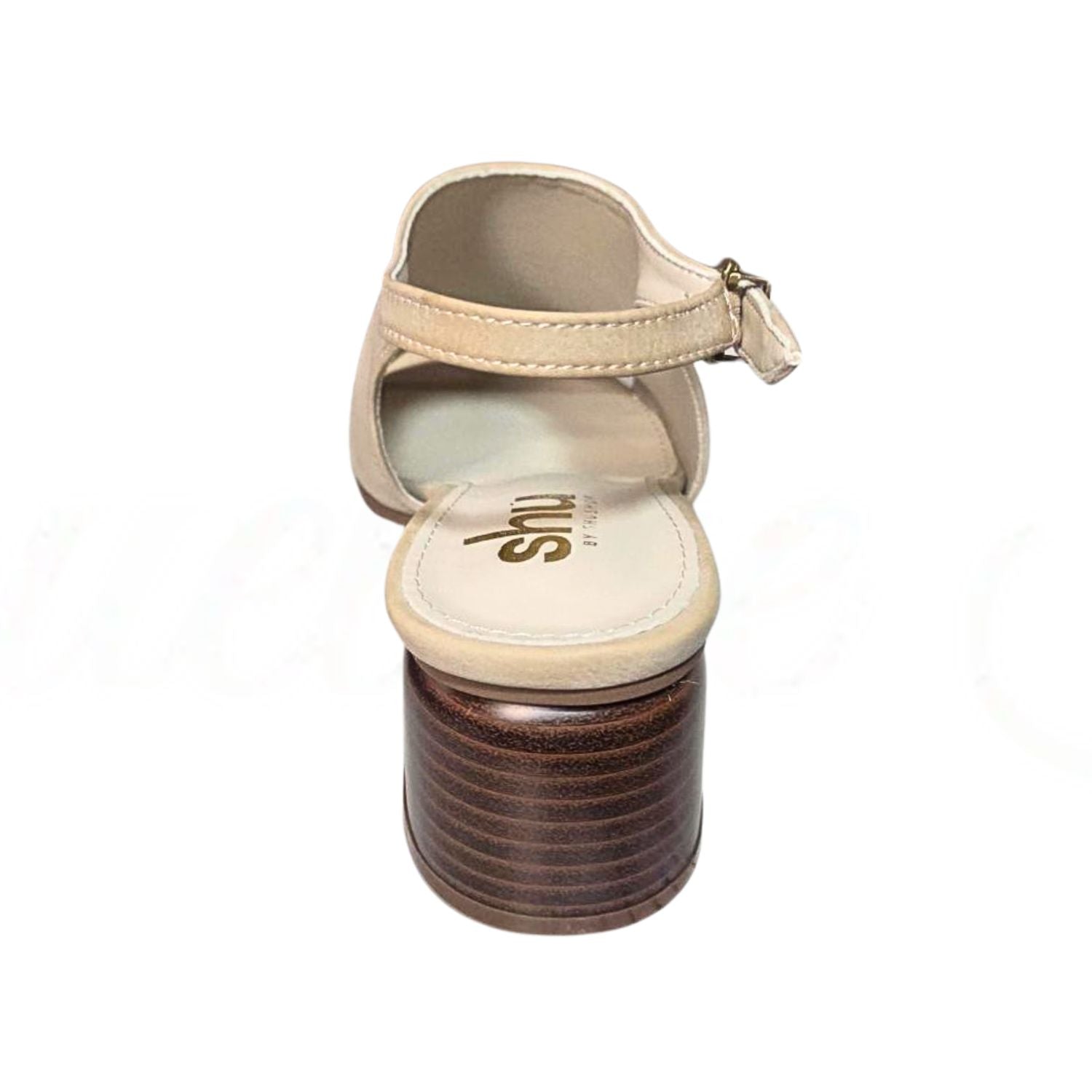 Shu Shop Womens Faith Suede Open Toe Slingback Mule Heeled Sandals